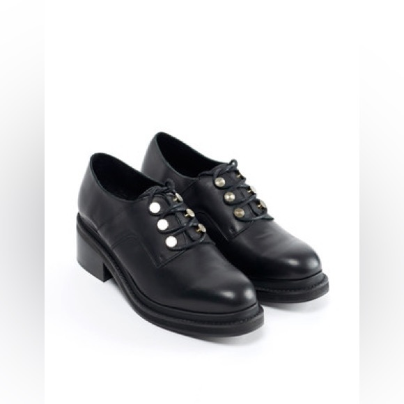 Miista Carey leather lace up shoe boot black - Picture 3 of 7